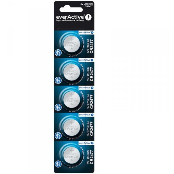 everActive Baterie litowe mini CR2477 blister 5 szt.