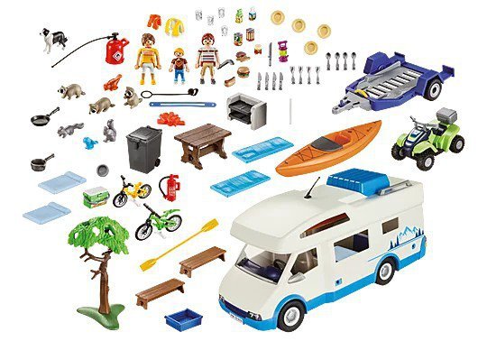 Playmobil Zestaw Family Fun 9318 Wycieczka kamperem