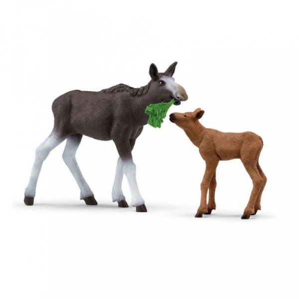 Schleich Zestaw figurek Łoś z cielęciem
