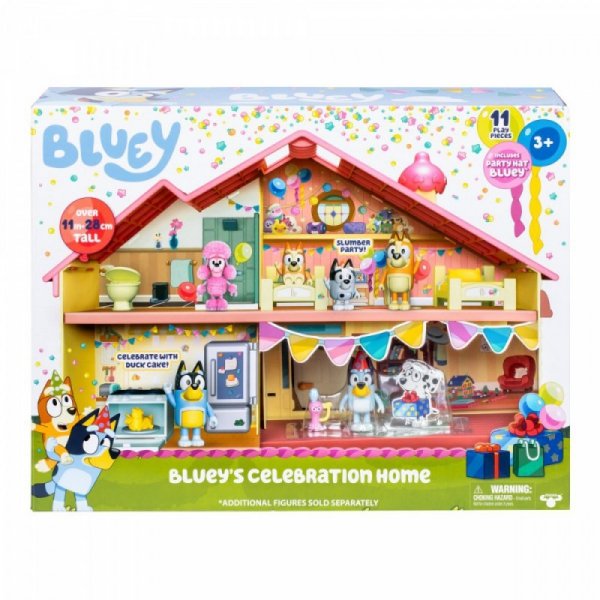 Tm Toys Zestaw z figurką Bluey Dom Rodzinny Celebration
