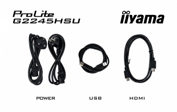IIYAMA Monitor 22 cale G2245HSU-B2 IPS,FHD,100Hz,1ms,2xUSB,300cd