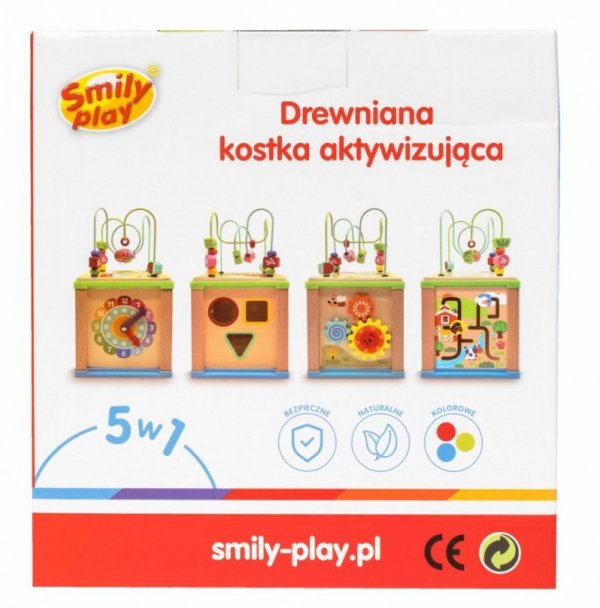 Smily Play Drewniana kostka aktywizująca