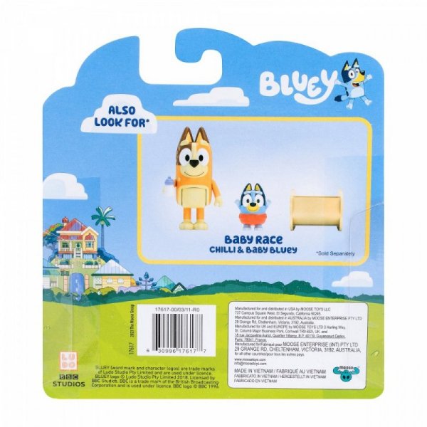 Tm Toys Zestaw figurek Bluey 2-pak Baby Bluey i Chilli