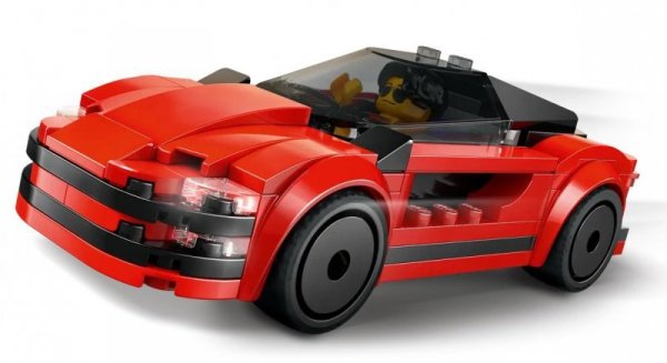 LEGO Klocki City 60448 Czerwony samochód sportowy