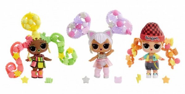 MGA Lalka L.O.L. Surprise Hair Beads Tots Display 12 sztuk