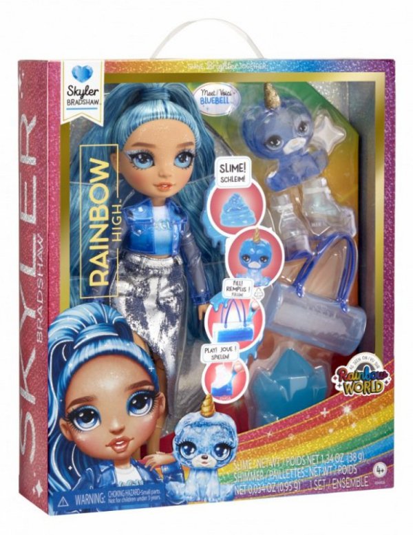 MGA Lalka Rainbow High Classic Rainbow Fashion Skyler