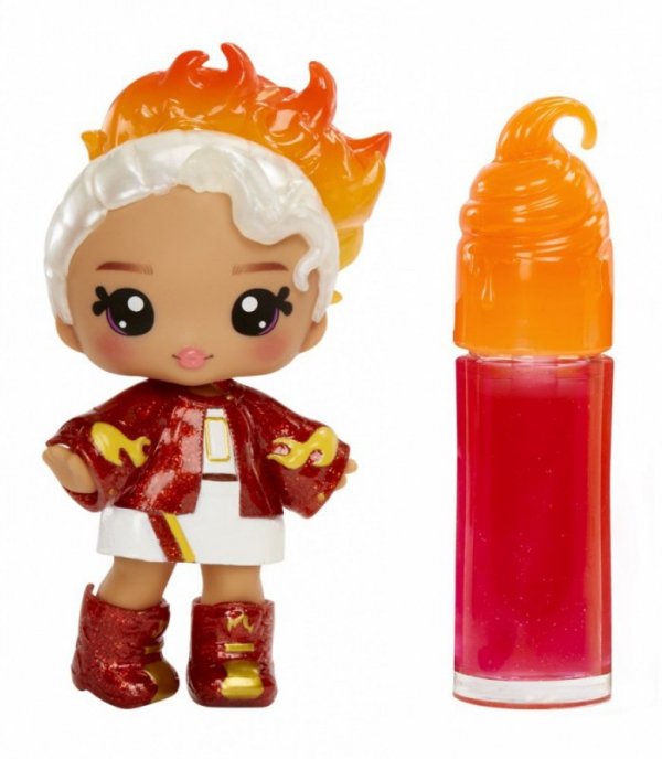 MGA Lalka Yummiland Lip Gloss S2, Amber Cinnamon