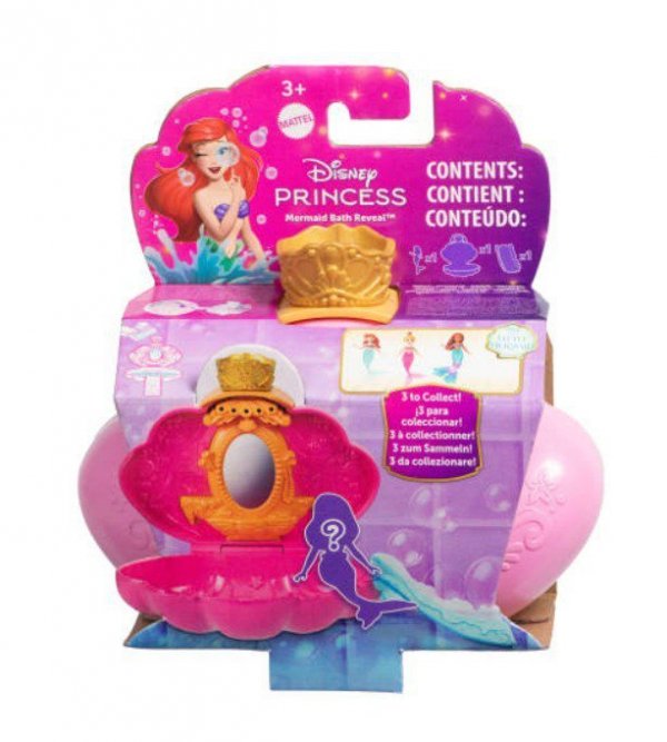 Mattel Lalka Disney Princess Syrenka w muszelce mix