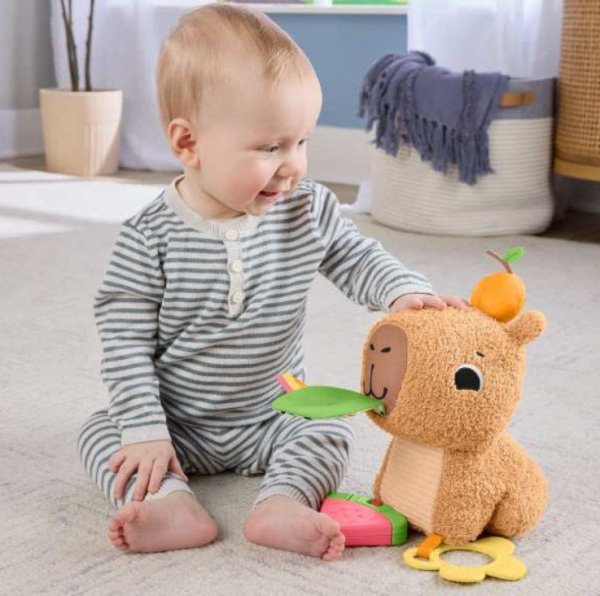 Fisher Price Kapibara sensoryczna przytulanka