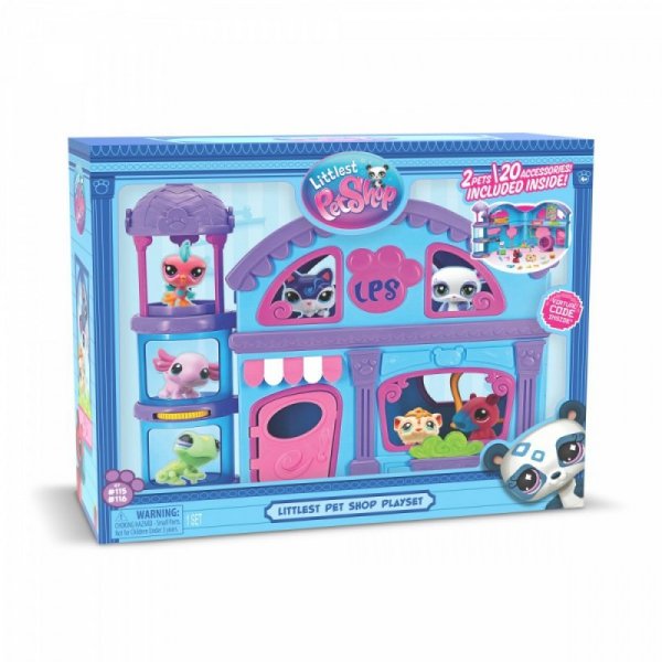 Tm Toys Zestaw figurek Littles Pet Shop Domek 2 figurki