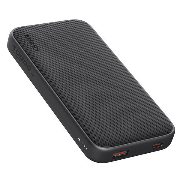 AUKEY PB-Y46 Power Bank | 10000 mAh | 15W | 2xUSB | LED | kabel USB-C