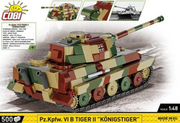 Cobi Klocki Klocki Pz.Kpfw. VI B Tiger II Konigstiger