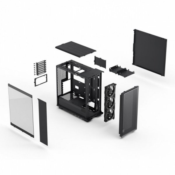Fractal Design Obudowa FDE Epoch Black TG RGB Light Tint