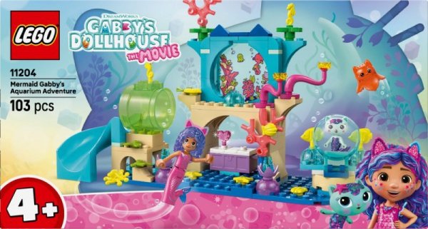 LEGO Klocki Koci Domek Gabi 11204 Podwodna przygoda syrenki Gabi