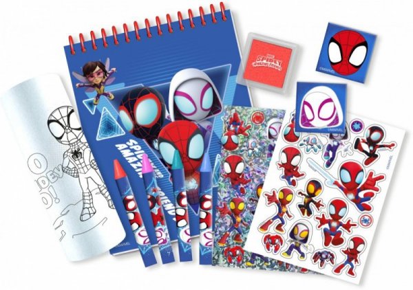 Kids Euroswan Zestaw kreatywny w walizeczce Spiderman
