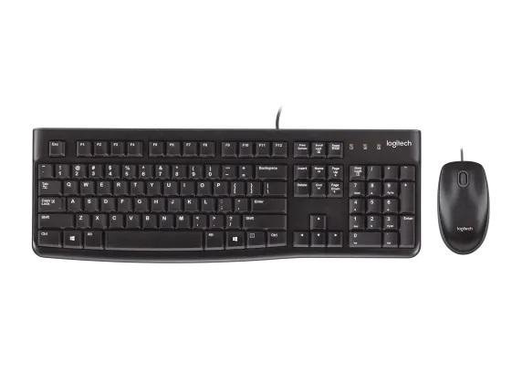 Zestaw klawiatura i mysz Logitech MK120 USB (czarny)