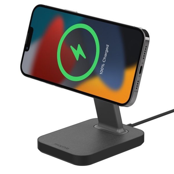 Mophie Snap+ charging stand - stojąca ładowarka bezprzewodowa kompatybilna z MagSafe 15W (black)