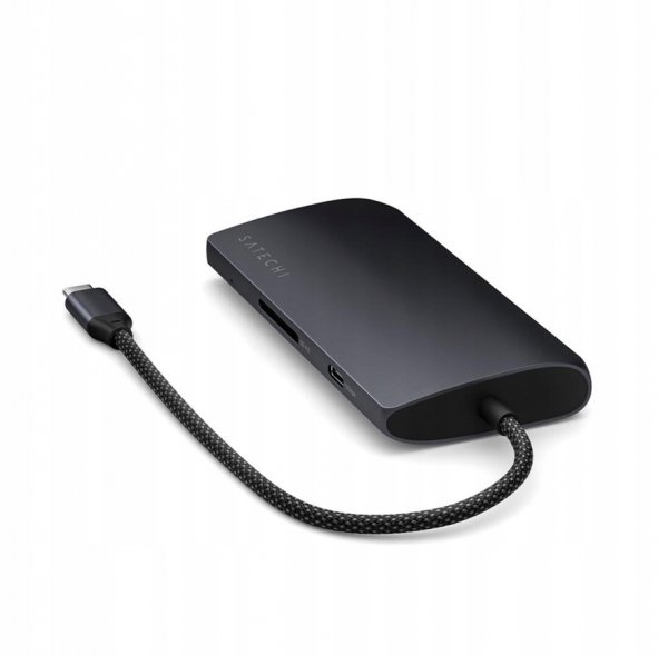 Satechi USB-C Multiport Adapter 8K - adapter USB-C (USB-C, HDMI, 3x USB 3.2 Gen 2 10Gbps, 1x USB 3.2 Gen 1 5Gbps, czytnik kart S