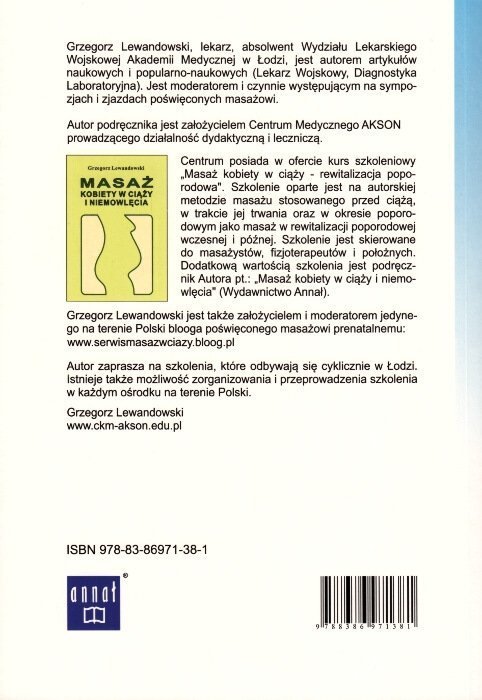 Masaż leczniczy Grzegorz Lewandowski