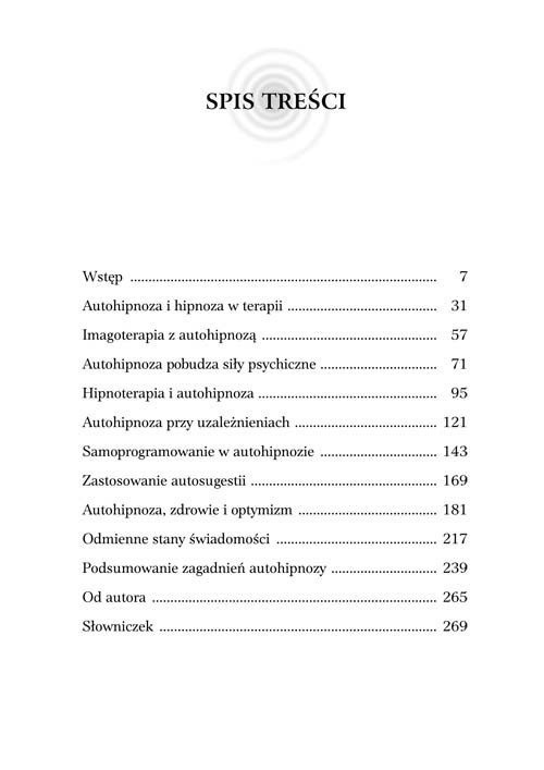 Autohipnoza świadoma i nieświadoma