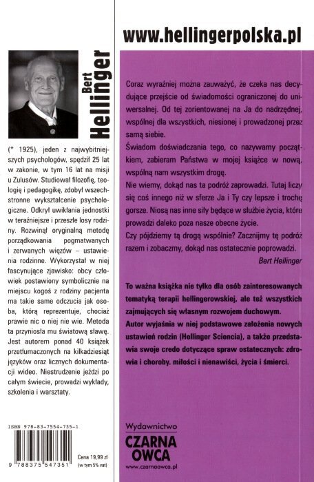 Nowa świadomość Duchowy wymiar ustawień rodzin