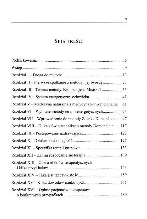 Skuteczne uzdrawianie metodą Domancicia