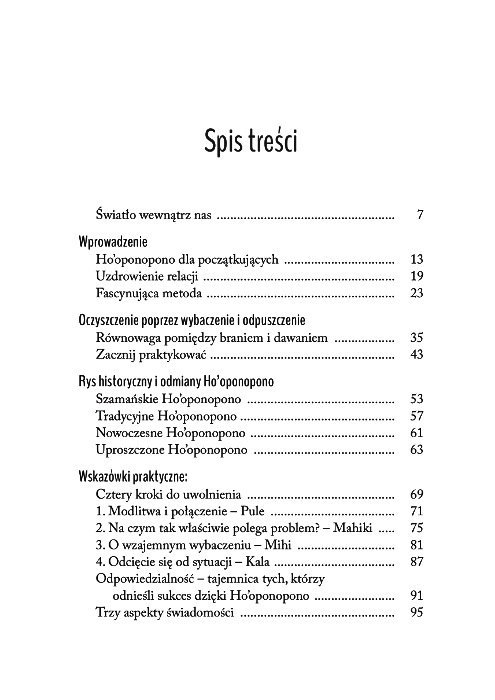 HoOponopono. Hawajski Rytuał Osiągania Wewnętrznego Spokoju