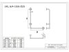 Winkelgriff 80/40 cm für barrierefreies Bad links montierbar weiß ⌀ 25 mm