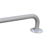 Winkelgriff 70/70 cm für barrierefreies Bad links/rechts montierbar weiß ⌀ 25 mm