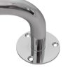 Duschhandlauf Winkelgriff für barrierefreies Bad  60/60 cm aus rostfreiem Edelstahl ⌀ 25 mm