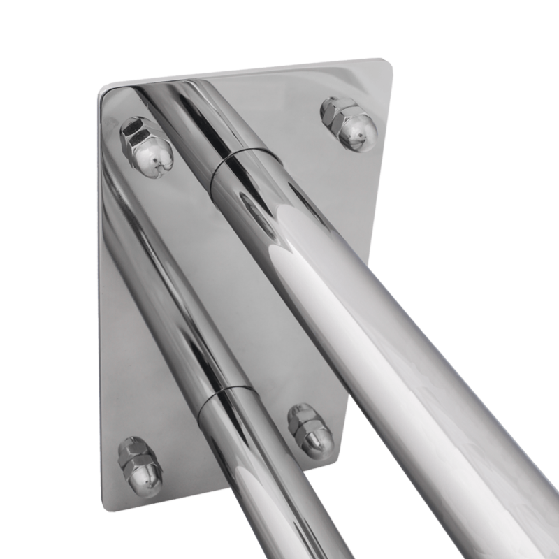 Stützgriff für barrierefreies Bad 60 cm aus rostfreiem Edelstahl ⌀ 25 mm