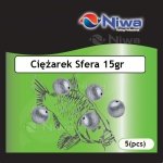 Ciężarek Sfera 15g (5sz/op) 