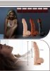 9 Real Extreme Vibrating Dildo Flesh