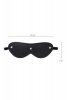 Anonymo mask, PU leather, black, 24 cm