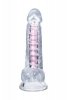 Flexible dildo A-Toys Paret, transparent, 18 cm