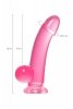 Realistic dildo A-Toys by TOYFA Fush, TPE, pink, 18 cm