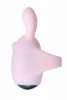 JOS VITA finger vibrating egg and vibrating attachment, silicone, powder pink, 8.5 and 8 cm