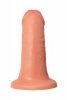 Realistic dildo Caliber 16/5 , PVC, flesh,  length 16cm, diameter 5cm