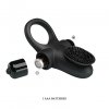 PRETTY LOVE - VIBRANT PENIS RING II Black