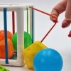 WOOPIE BABY Elastyczna Kostka Sensoryczna Sorter dla Dzieci Kolorowe Kształty 13 el.