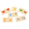VIGA Zestaw Puzzle Łączenie Kształtów i Przedmiotów