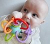 WOOPIE BABY ZABAWKA SENSORYCZNA GRZECHOTKA GRYZAK 2w1