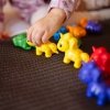 WOOPIE Figurki Montessori Zestaw Edukacyjny Jednorożce do Składania Dopasuj Literki 13 el.
