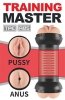MASTURBATOR DOUBLE SIDE STROKER PUSSY AND ANUS