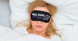 Maska-Opaska na oczy WOLĘ SPANIE NIŻ BZYKANIE