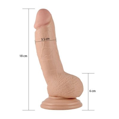 7&quot;&quot; Real Extreme Dildo Flesh