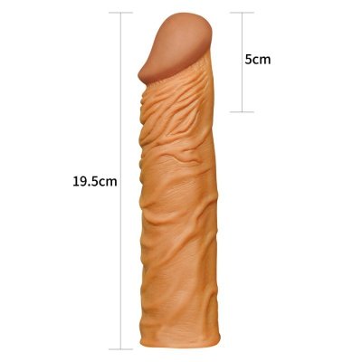 Add 2&quot;&quot; Pleasure X Tender Penis Sleeve Brown
