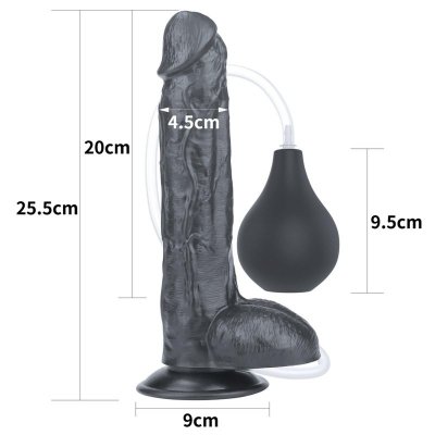 10&#039;&#039; Squirt Extreme Dildo - Black