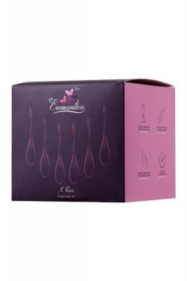 xEROMANTICA Set of 6 vaginal balls K-ROSE,silicone, pink