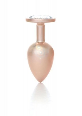 Plug-Jewellery Pearl Gold PLUG- Clear L